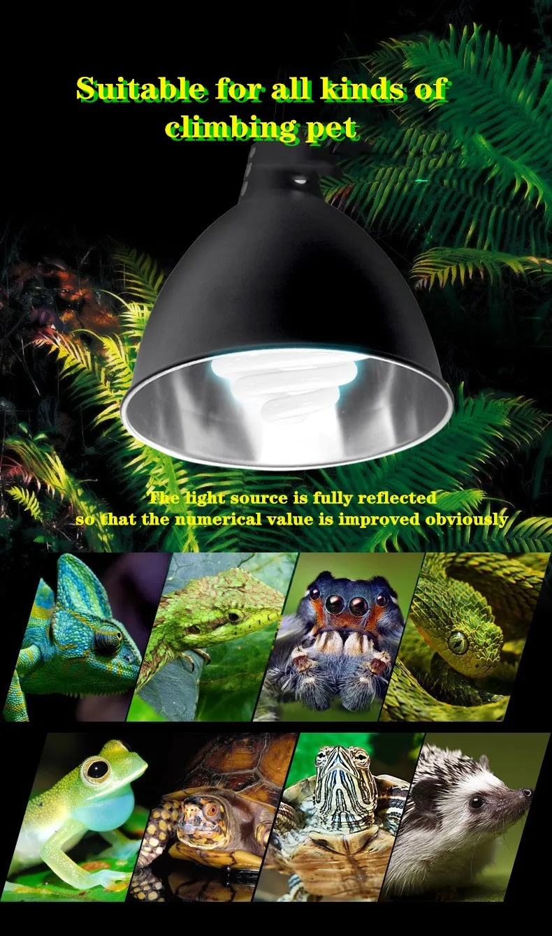 Title 2, 5.5 Inch Reptile Deep Dome Lampshade Snakes Liz...