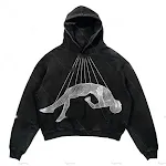 Punk Design Printed Hoodie Fashion Large Gothic Long Sleeve, for a bold and comfortable style, express yourself in this — photo 29