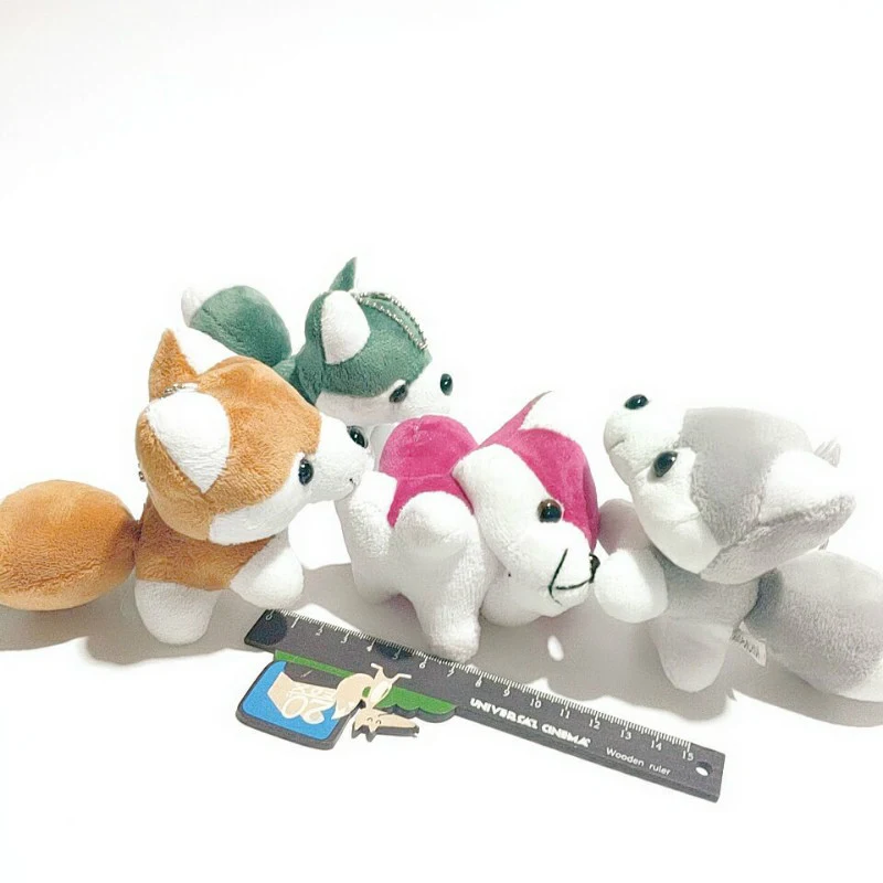 Pingente de Pelúcia Husky Fofo Tamanho Pequeno para Bolsa Celular Enfeite e Brinde Boneca de Garra Ideal para Decoração e Presentear — foto 3