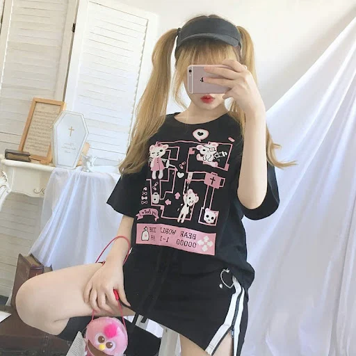 Title 5, T-shirt a maniche corte stampata