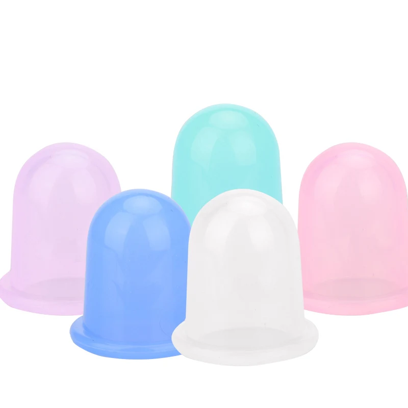 Silicone cupping voor gezondheidszorg, vochttank, vacuüm en meridianen. Transparante cupping medium voor behandelingen. — foto 2