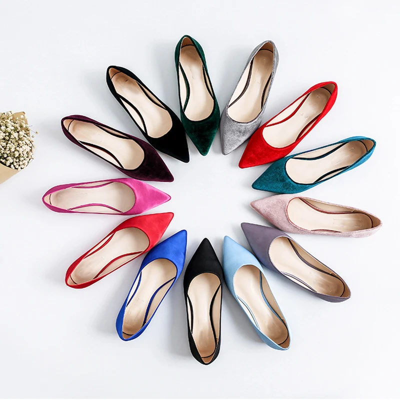 Title 4, Comfortable Pointed-toe Shallow Mouth Single Sh...