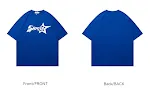 Camiseta masculina casual de manga curta com estampa de letras de estrelas Confortável e estilosa Perfeita para uso diário e casual — foto 4
