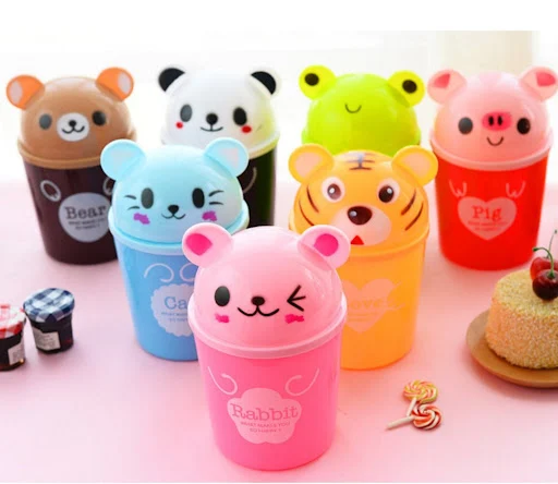 Title 5, Hot Sale Cartoon Waste Bin! Mini Creative Cover...