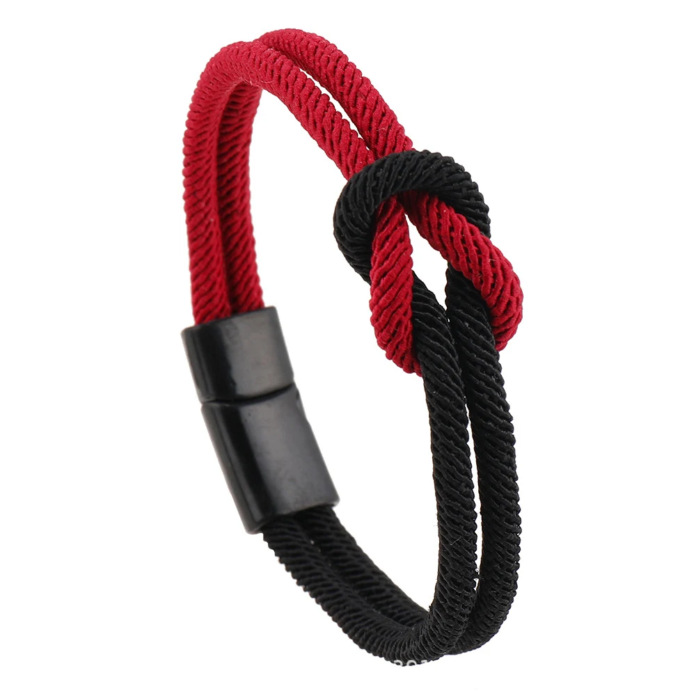 Pulseira Masculina Vintage Milan com Fivela Magnética de Corda Estilo e segurança em um acessório. Design elegante, fácil de usar, perfeita para qualquer ocasião. — foto 17