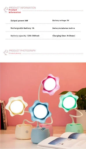 Title 6, LED Dormitory Bedside Learning Lamp, perfect fo...