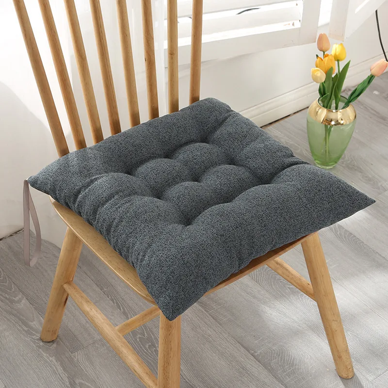 Cadeira com almofada para escritório em casa, para todas as estações. Conforto e apoio ergonômico para o dia a dia. — foto 11