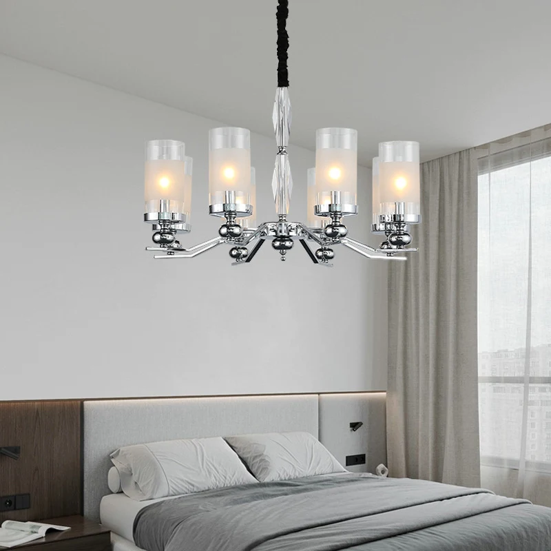 Multi-head Crystal Chandelier European Glass Retro Candle Light creates a stunning ambiance and adds a touch of vintage — photo 10