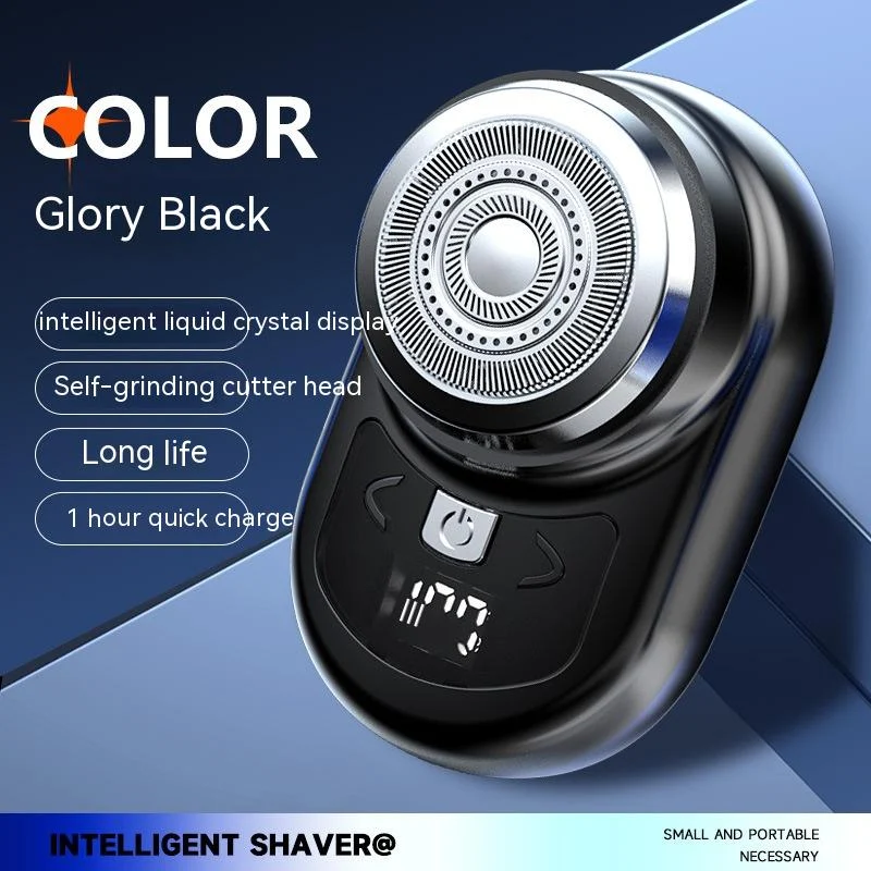 Title 2, Battery Display Mini Mens USB Electric Shaver ...