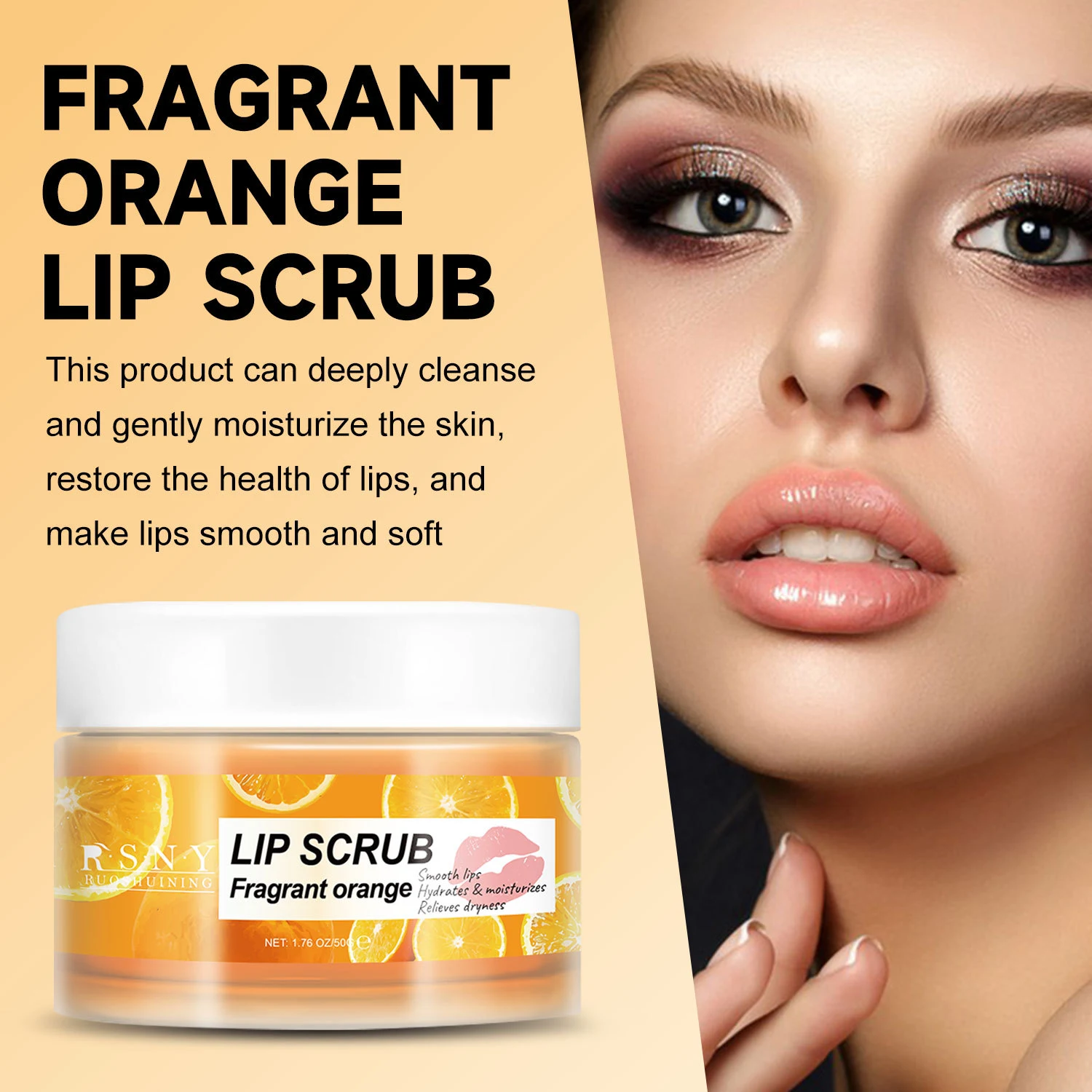 Gommage Lèvres Agrumes Parfum 50g Exfolie Doucement, Hydrate et Adoucit. Pour des Lèvres Lisses et Parfumées, Soin Quotidien. — photo 1