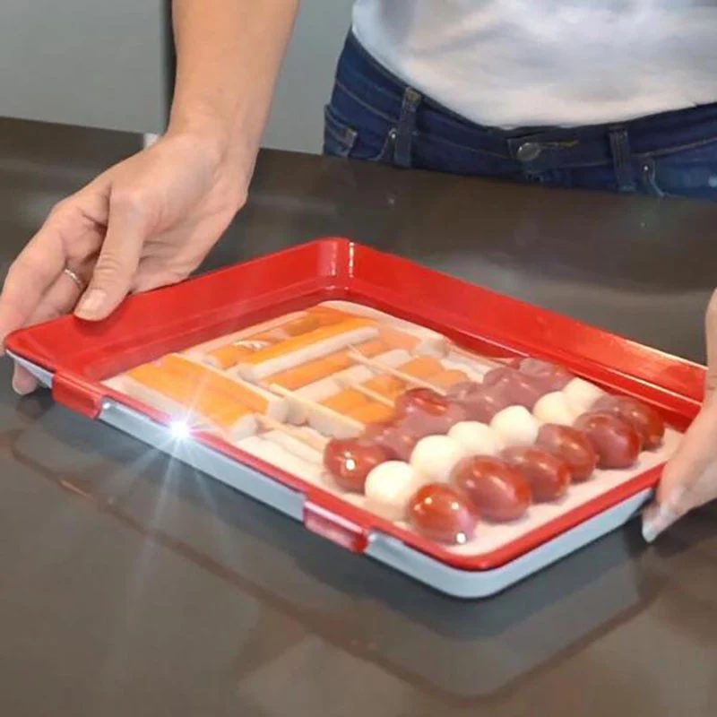 Title 2, Creative Food Preservation Tray Keep Food Fresh...