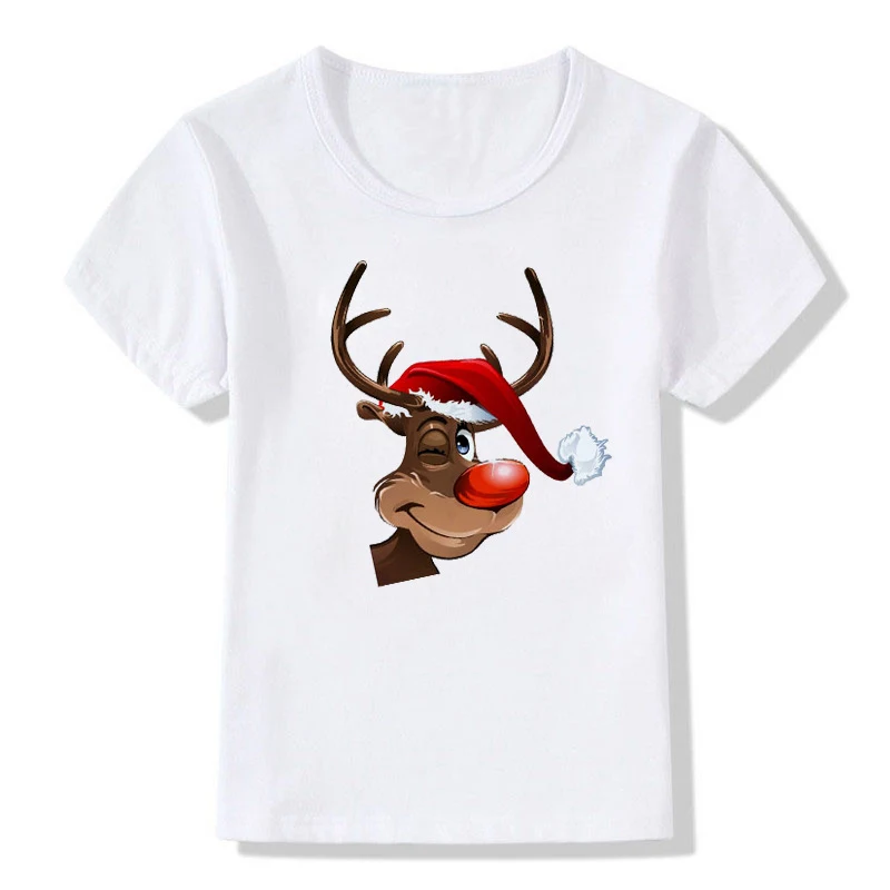 Schattig Kerst T-shirt Vier Kerst met stijl en comfort! Perfect voor familiebijeenkomsten en leuke cadeaus. — foto 7