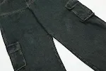 Men's Fashion Washed Denim Overalls Comfortable Workwear Versatile Style Relaxed Fit Durable Jeans Perfect for Casual We — photo 10