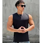 Summer Workout Vest Sleeveless Round Neck Striped Quick-drying Breathable Basketball Running Training Clothing. Perfect — photo 8