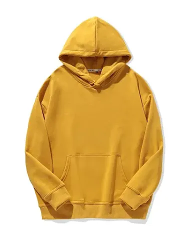 Sonbahar ve Kış için Düz Renk Kapüşonlu Sweatshirt. Günlük kullanım için rahat ve sıcak, sizi sıcak ve şık tutmak için idealdir.