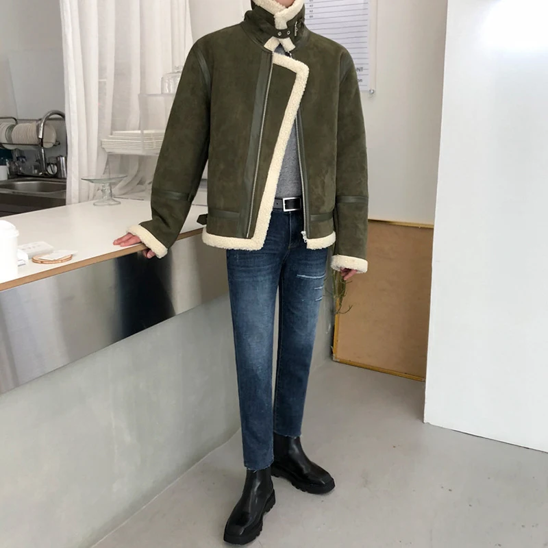 Title 5, Loose and thickened cotton padded jacket with l...
