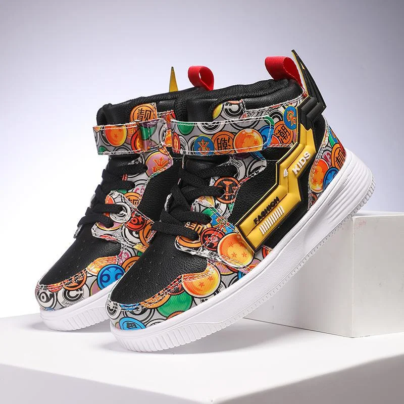 Kinder-Freizeit-Sneaker mit hohem Schaft Einfache, bequeme Schuhe für Kinder Alltagstauglicher Stil mit guter Passform und hoher Haltbarkeit — foto 3