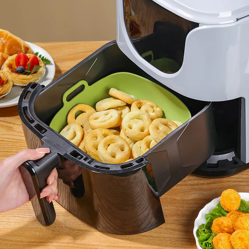 Air Fryer Bowl Silicone High Temperature Resistance, Non-Stick, Reusable, Easy to Clean, Healthy Cooking, Perfect for Cr — photo 9