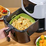 Air Fryer Bowl Silicone High Temperature Resistance, Non-Stick, Reusable, Easy to Clean, Healthy Cooking, Perfect for Cr — photo 9