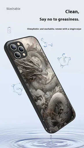 Title 4, Cover per telefono Drago Cinese Stile Etnico Av...