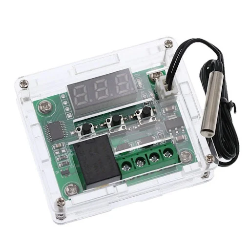 Title 1, Digital Display Thermostat High Precision Tempe...