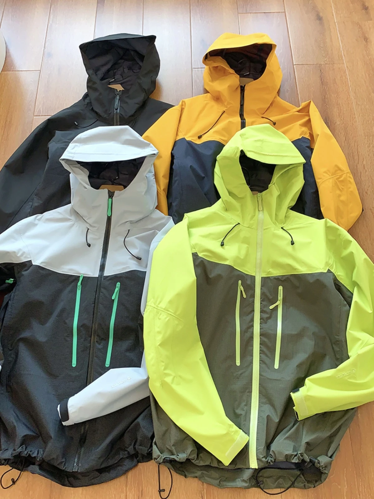 Title 2, Waterproof Full Pressure Glue Hooded Jacket for...