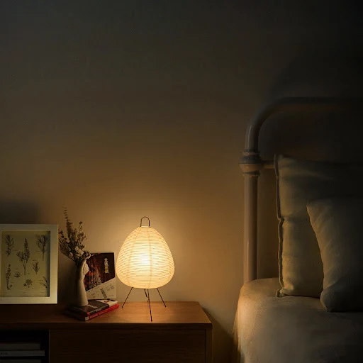 Title 2, Japanese Style Rice Paper Table Lamp for Living...
