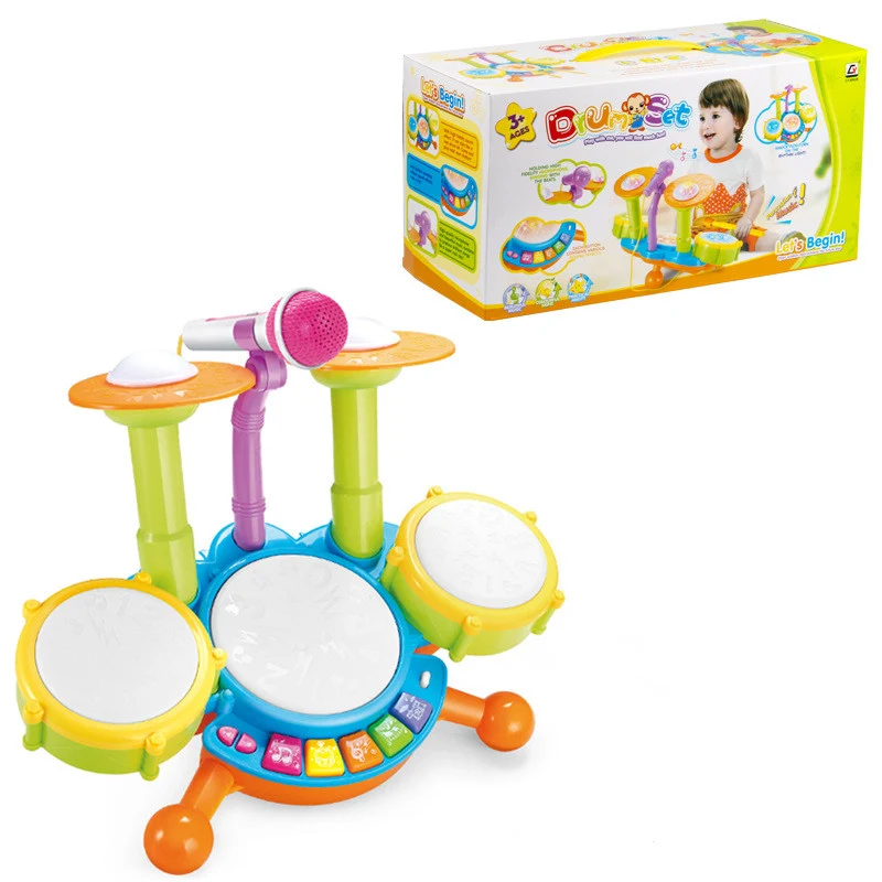 Jazz Drum Set for Kids Lightweight Musical Instrument Baby Early Education Educational Toy for Musical Development and F — photo 4