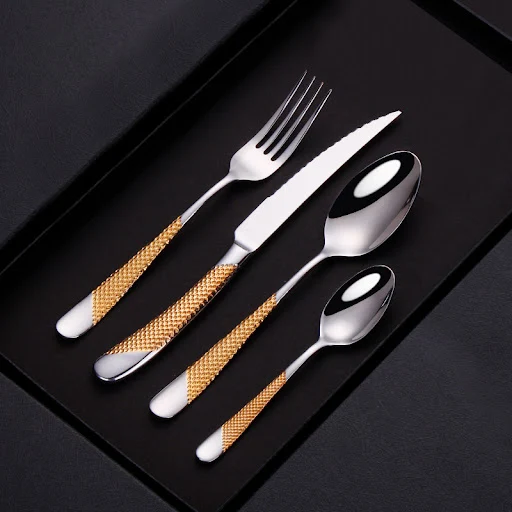 Title 3, 304 Stainless Steel Western Cutlery Four-Piece ...