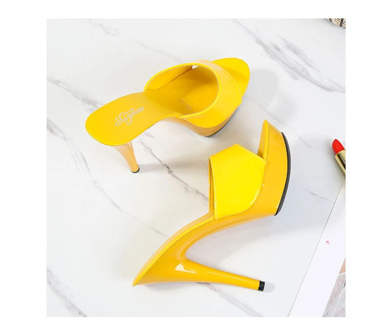 Title 21, Womens Fashion One Word Strap Stiletto Slipper...