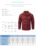 Flanellen Europese en Amerikaanse retro parelgesp western stijl lange mouwen shirt. Biedt warmte en stijl, ideaal voor een klassieke uitstraling. — foto 5