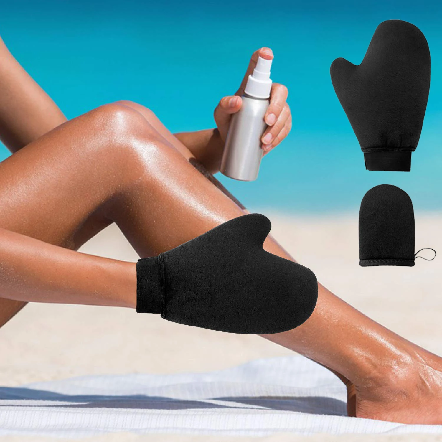 Luvas flocadas bronzeadas, oleadas e à prova de umidade. Perfeitas para trabalhos que exigem proteção contra óleos e umidade, garantindo segurança. — foto 5