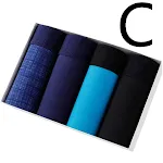 Conjunto 4 Cuecas Boxer Masculinas Macias Confortáveis Calcinhas de Homem Perfeitas para o Dia a Dia Roupa Íntima Masculina — foto 5