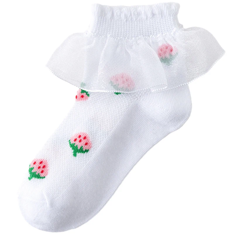 Title 1, Summer Thin Lace Socks Mesh Lace Princess for g...
