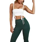 Women's Sling Wrinkled Bandage Tube Top, perfect for a flattering summer look, comfortable and stylish, easy to wear, en — photo 11