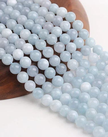 Sapphire Loose Light Blue Bracelet Beaded Semi-Finished Materials create stunning bracelets, perfect for jewelry making,