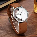 Relógio de quartzo casual unissex com pulseira Conforto e estilo para uso diário. Design moderno e funcional, perfeito para qualquer ocasião. — foto 4
