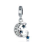 S925 sterling zilveren ster hanger Pixel DIY voor armband, ketting accessoire SCC639. Maak unieke sieraden met deze bedel. — foto 1