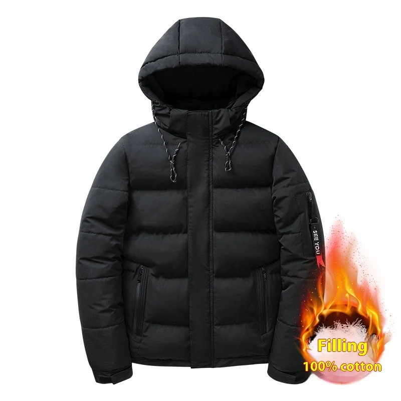 Heren katoenen losse fluwelen verdikte shirt met lange mouwen, voor mannen van middelbare leeftijd, comfortabel en warm. — foto 5
