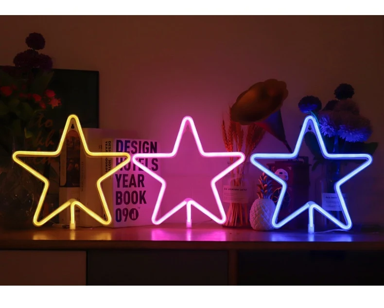 Title 3, Creative Flame Shape LED Decoration Small Night...