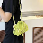 Women's Fashion Rivet Clothing Style Chain One Shoulder Messenger Bag, a stylish and practical bag to elevate your daily — photo 7
