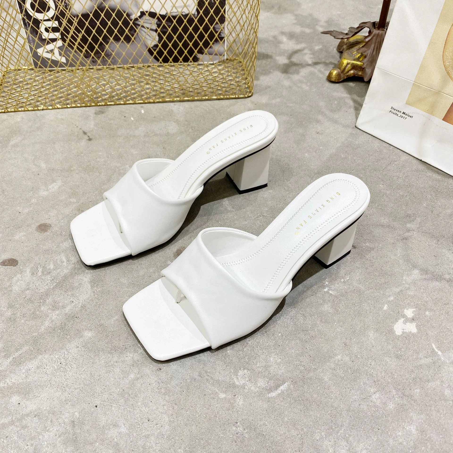Title 4, Womens head-toe chunky heel sandals for all-da...
