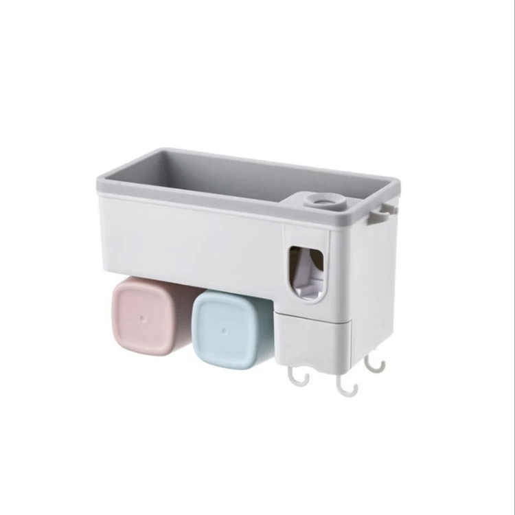 Title 1, Creative Toothpaste Squeeze Toothbrush Rack wit...