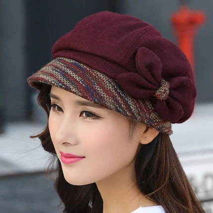 Title 1, Fashion Korean Style Beret Autumn Female Cap