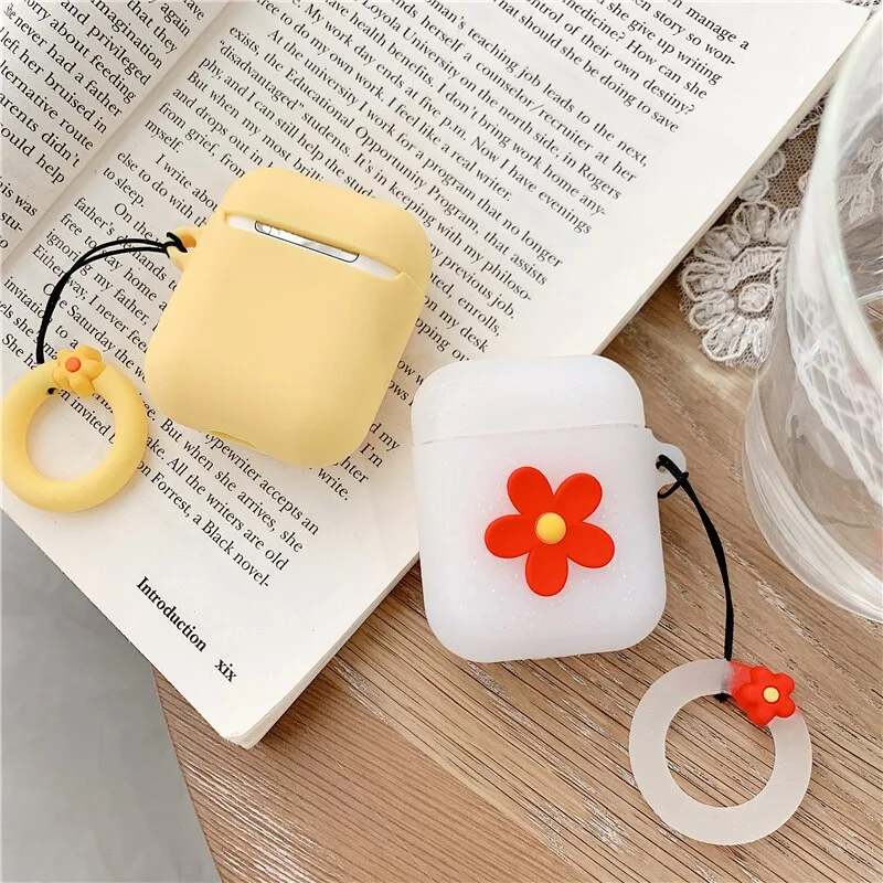 Title 9, Flower Silicone Fall-proof Earphone Cover