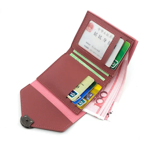 Title 4, Womens Short Tri-fold Wallet Stay organized on...