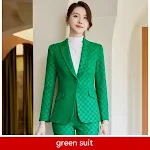 green suit jacket