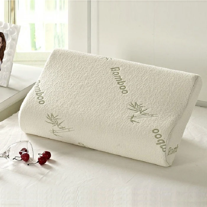 Title 5, Bamboo Fiber Slow Rebound Memory Cervical Pillo...