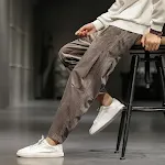 Corduroy casual trousers Comfort and style for everyday wear Perfect for a relaxed look Available in a variety of col — photo 1
