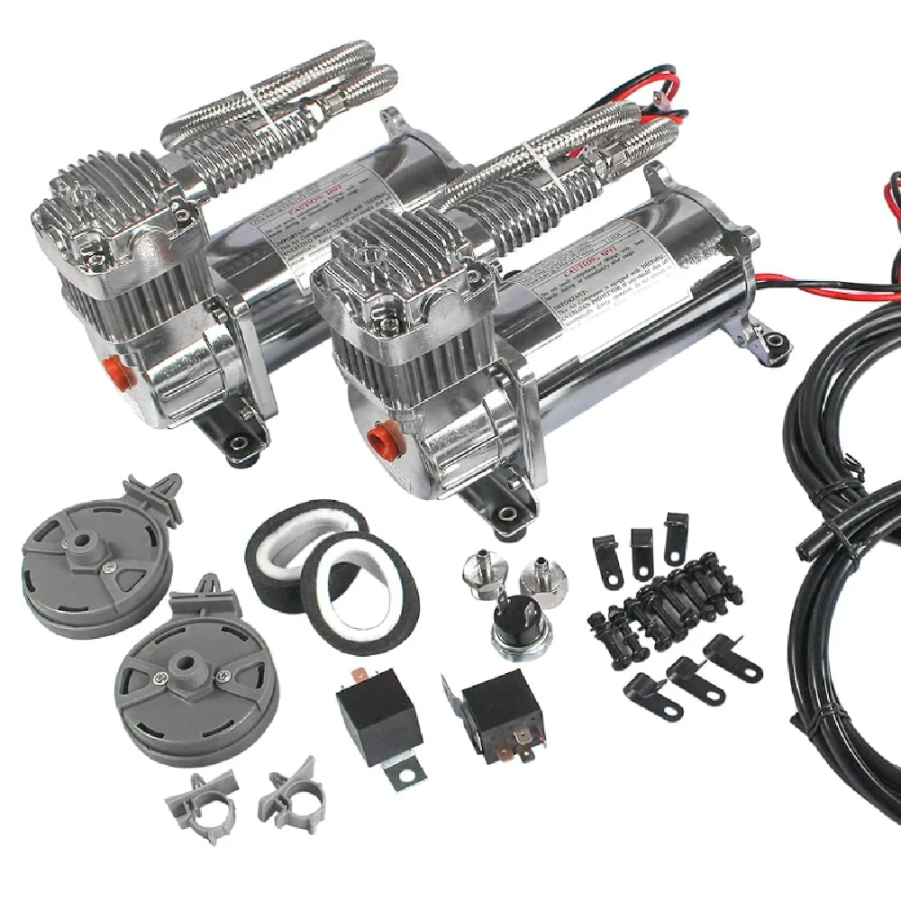 280W 200psi Car Modification Air Compressor Kit Powerful & Fast Tire Inflation & More Easy to Use Portable Air Compresso — photo 1